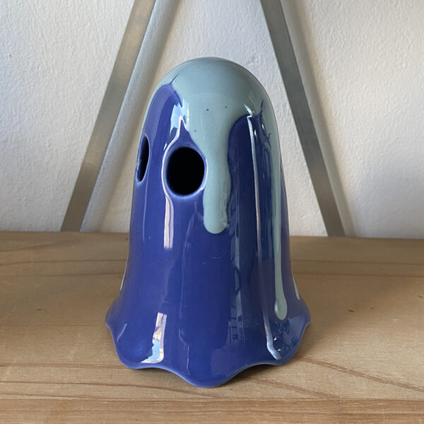 Gespenst blau mit Farbdrips – Bild 4