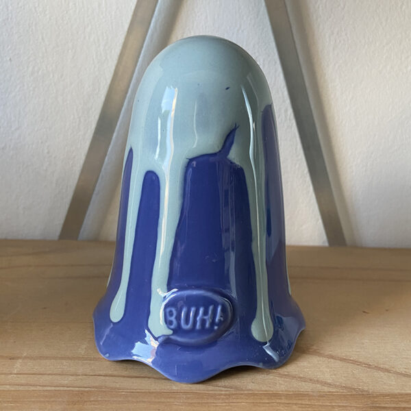 Gespenst blau mit Farbdrips – Bild 3